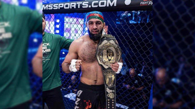 Məşhur Masallılı MMA döyüşçüsü çempion olub