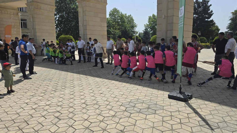 Cəlilabadda uşaqlar kütləvi idman tədbirində iştirak ediblər