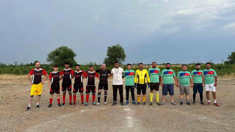 Masallıda minifutbol turnirinin B qrupunda oyunlar keçirilib