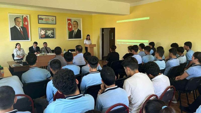 Astarada şagirdlərə narkomaniyanın fəsadlarından bəhs edilib