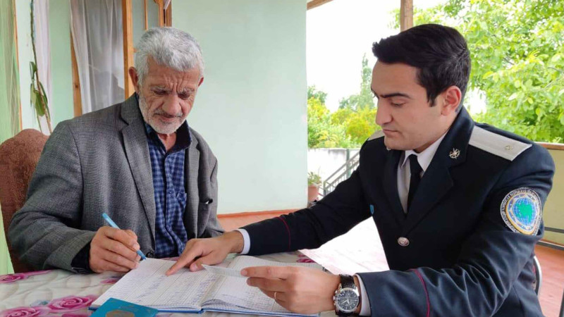 Lənkəran regional miqrasiya idarəsi vətəndaşlara səyyar xidmət göstərib