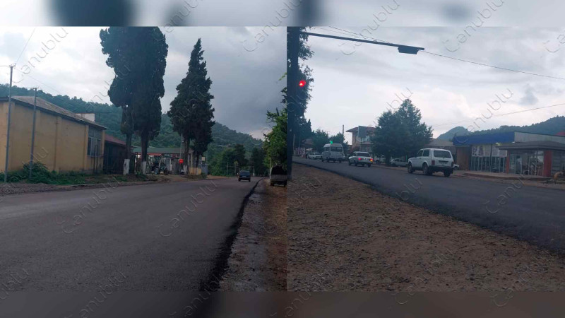 Astarada asfaltlanma işləri davam edir