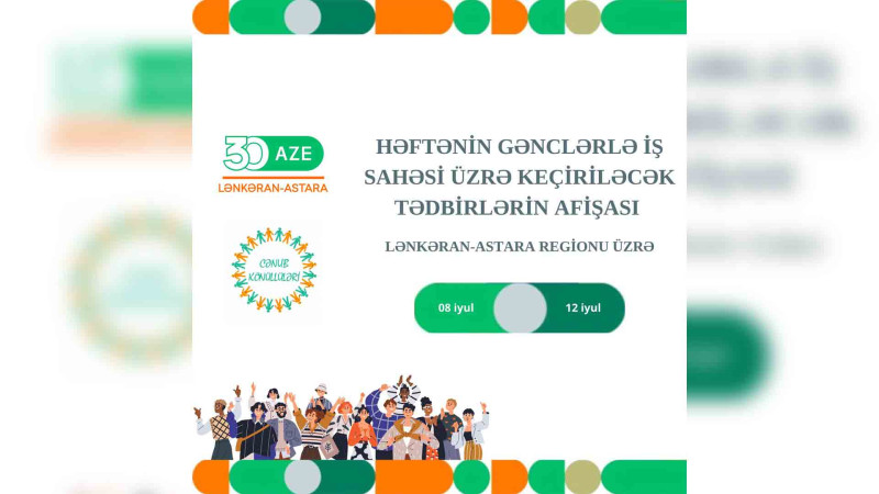 Lənkəran–Astara regionu üzrə tədbirlərin cədvəli