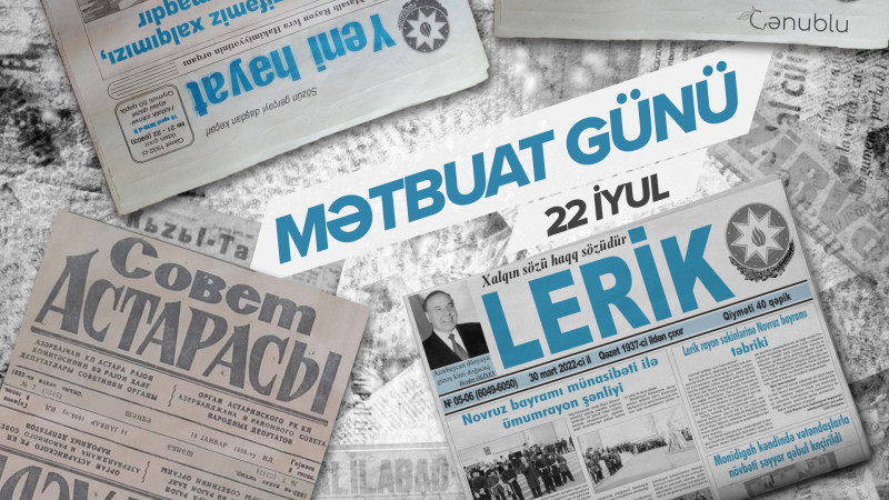 Bu gün Azərbaycanda Milli Mətbuat günüdür