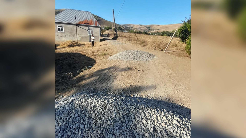 Məlikqasımlı kəndinin daxili yollarının təmiri davam edir