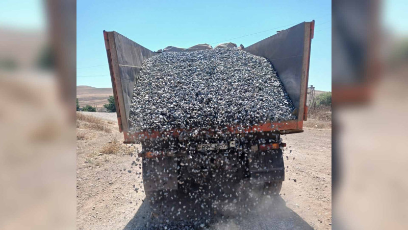 Cəlilabadın Şorbaçı kənd yollarının təmiri davam edir