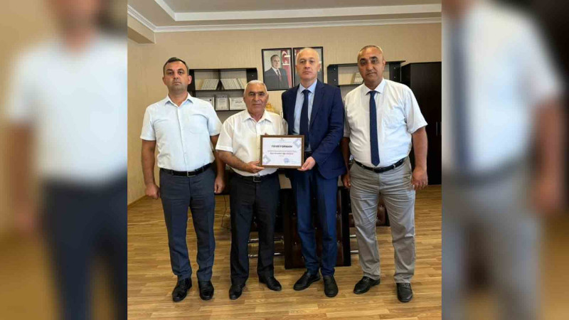 Lənkəranda mədəniyyət nümayəndəsinə Fəxri Fərman təqdim olunub