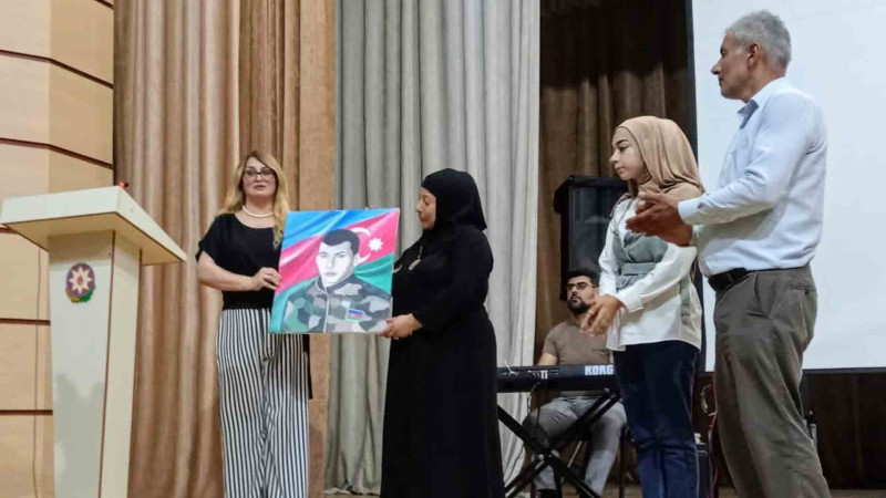 Lənkəranda şəhid Afərin Qulamzadənin doğum gününə həsr olunan tədbir keçirilib