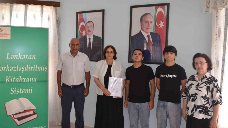 Lənkəranda gənc idmançı ilə görüş keçirilib