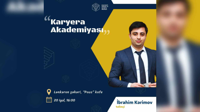 Lənkəranda gənclər üçün təlim keçiriləcək