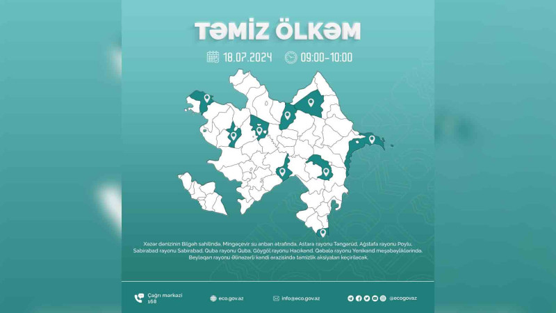 Astaranın Təngərüd kəndi ərazisində təmizlik aksiyası keçiriləcək