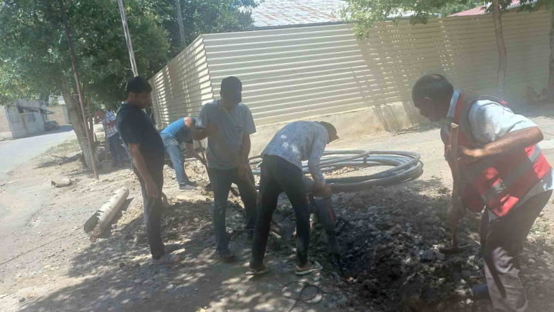 Cəlilabadda bir neçə gün susuz qalan binanın problemi həll olunub
