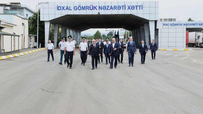 DGK-nin sədri Şahin Bağırov gömrük postlarını ziyarət edib