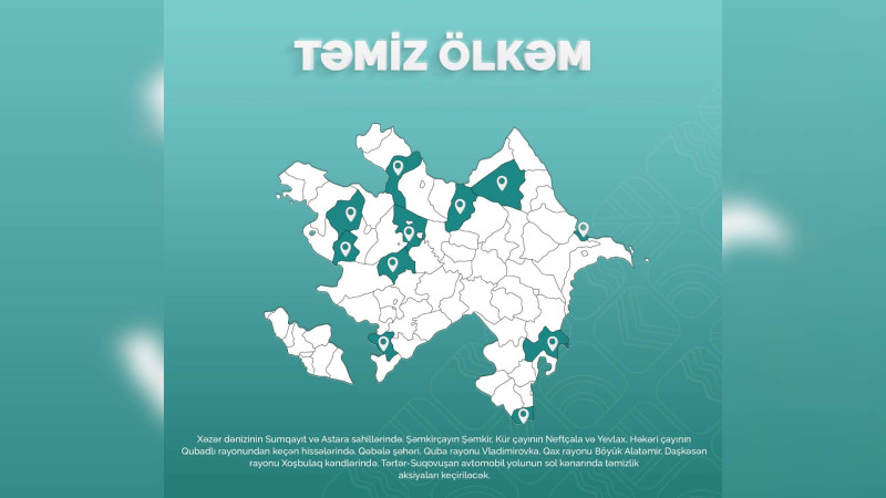 Astarada təmizlik aksiyası təşkil ediləcək
