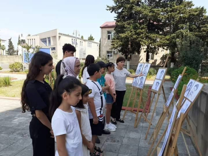 Astarada rəsm sərgisi keçirilib