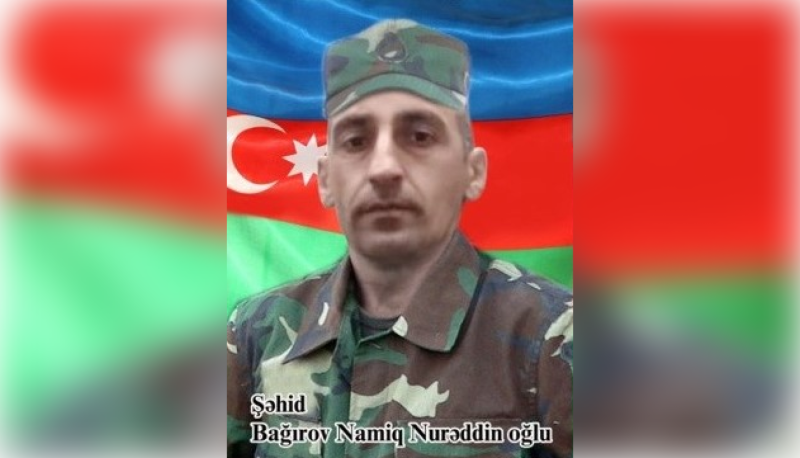 Masallıdan olan şəhid Namiq Bağırovun mövlud günüdür