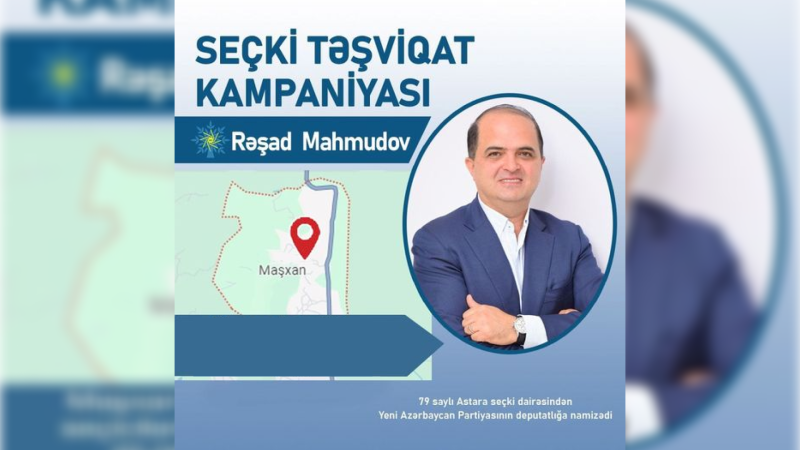 Rəşad Mahmudov seçicilərlə görüşəcək