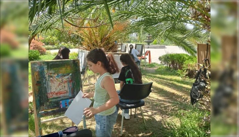 Lənkəranda rəsm dərsi təşkil olunub