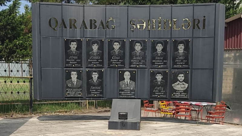 Masallıda Şəhidlər abidəsində məşəl alovlanıb