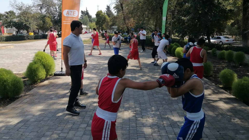 Cəlilabadda boks üzrə master klas keçirilib