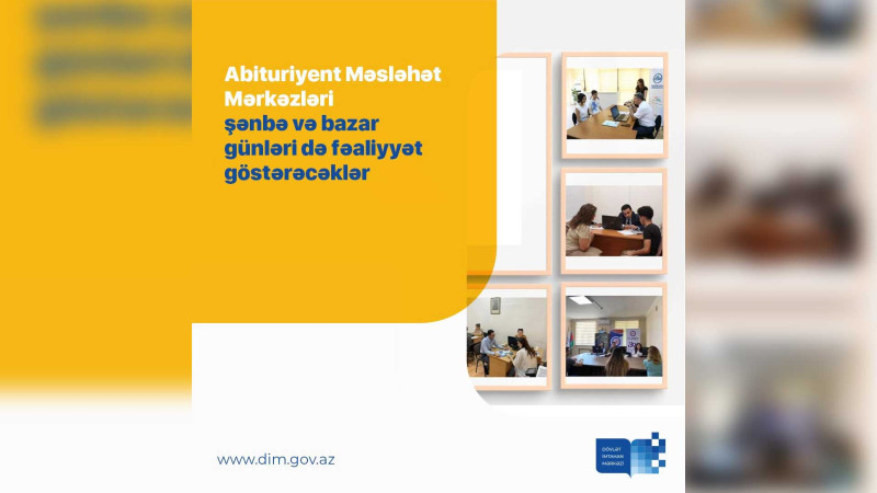 DİM: Lənkəranda abituriyentlərə köməklik göstərilir