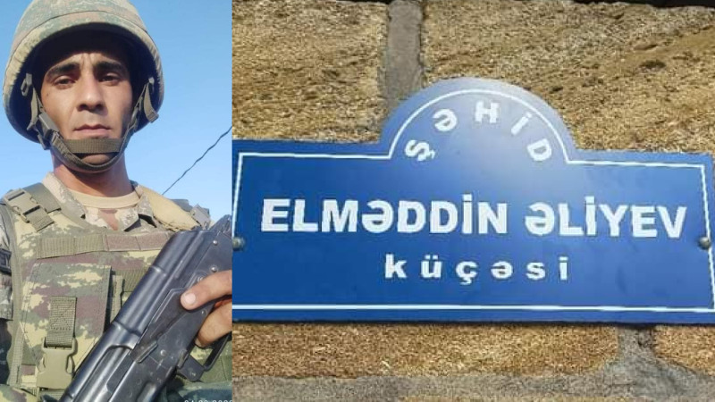 Cəlilabadda küçəyə şəhidin adı verilib