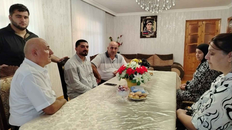 Cəlilabadda şəhid ailəsi ziyarət olunub