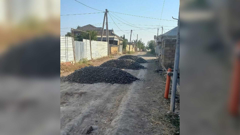 Cəlilabadda yolların təmiri davam edir