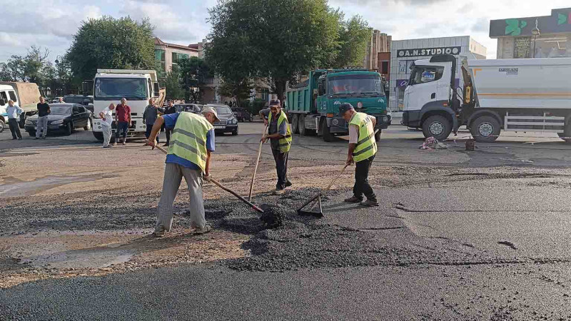 Masallıda yolların təmir-bərpası həyata keçirilir