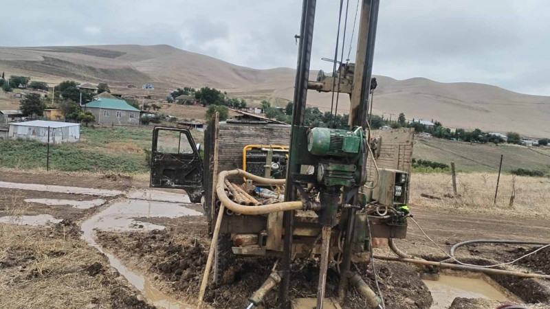 Cəlilabadda daha bir artezian quyusu qazılır