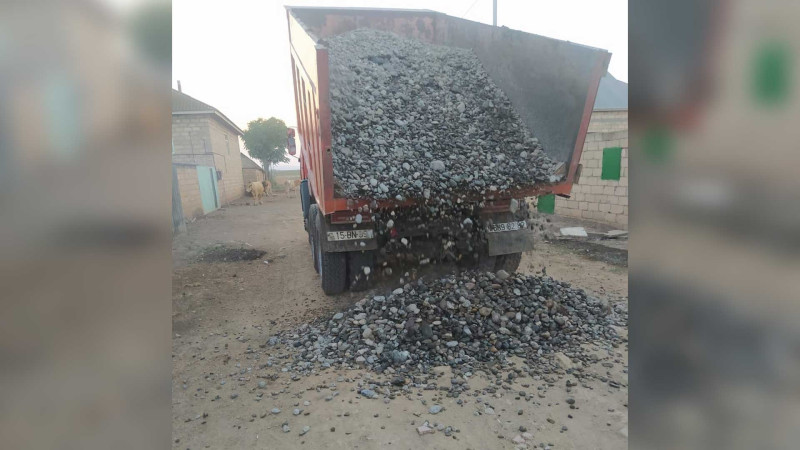 Günəşli kəndində kənddaxili yollar təmir edilib