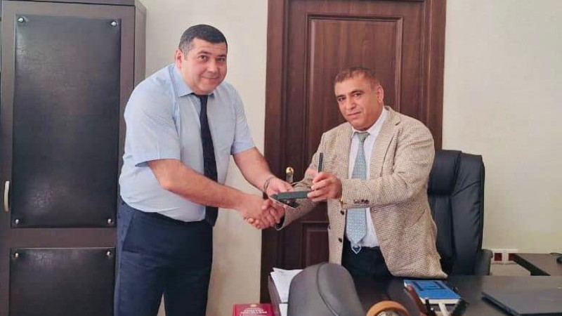 Lənkəranda hakim köməkçisi medalla təltif edildi