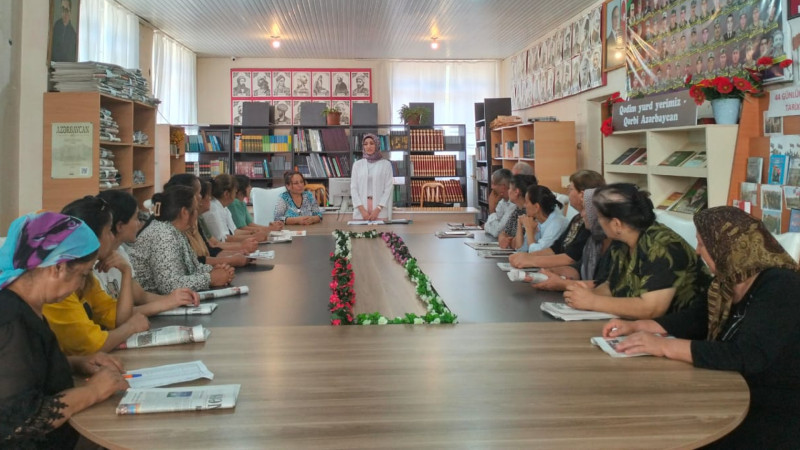 Masallı kitabxanasında seminar keçirilib