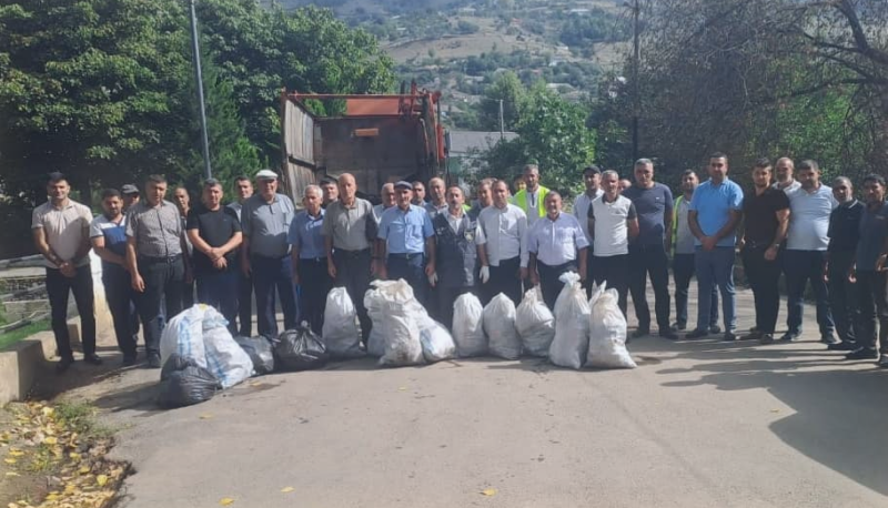 Yardımlıda “Təmiz ölkəm” aksiyası baş tutub