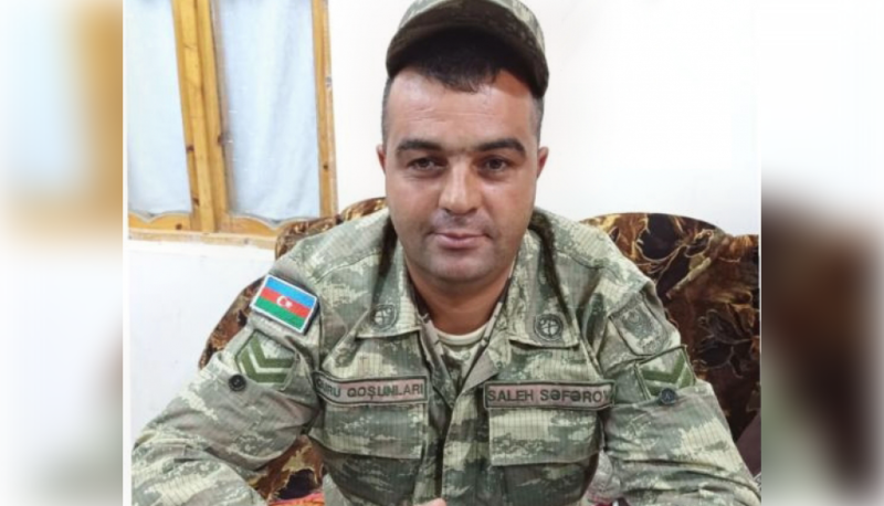 Yardımlıdan olan şəhid Saleh Səfərovun xatirəsi anılır