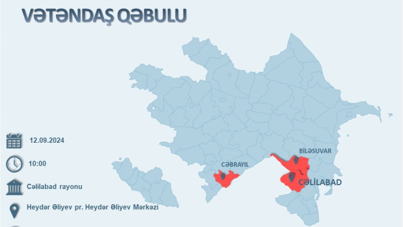 “Azəristiliktəchizat” ASC-nin sədri vətəndaşları qəbul edəcək