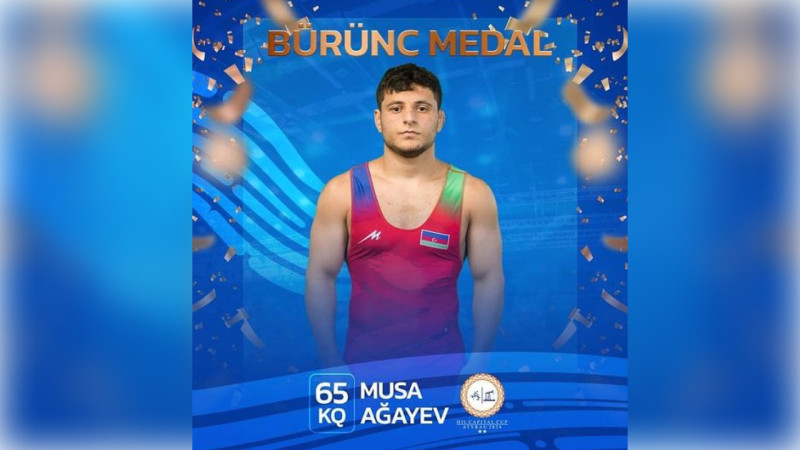 Astaralı pəhləvan Qazaxıstandan medalla qayıdıb