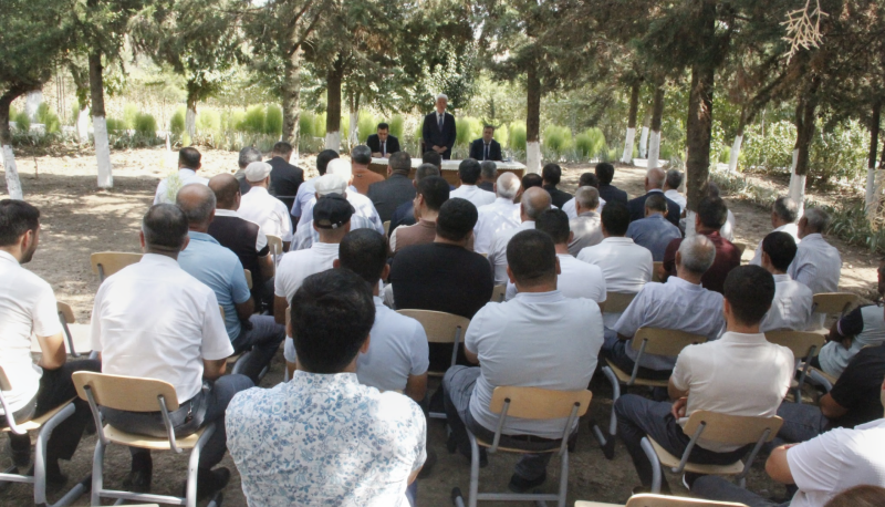 Cəlilabad RİH başçısı Çünəxanlıda səyyar qəbul keçirib