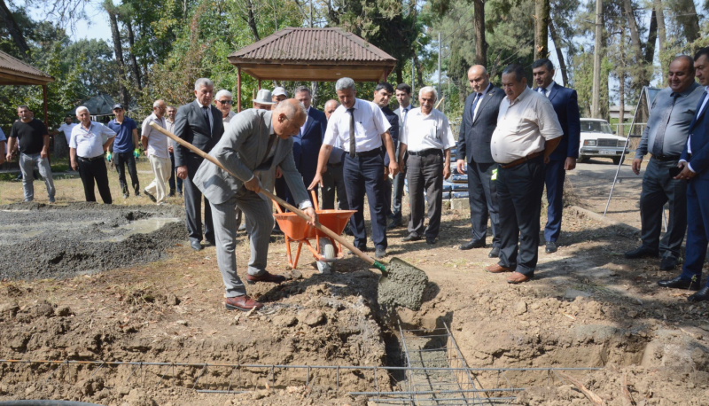 Masallıda Ağsaqqallar evinin təməli qoyulub