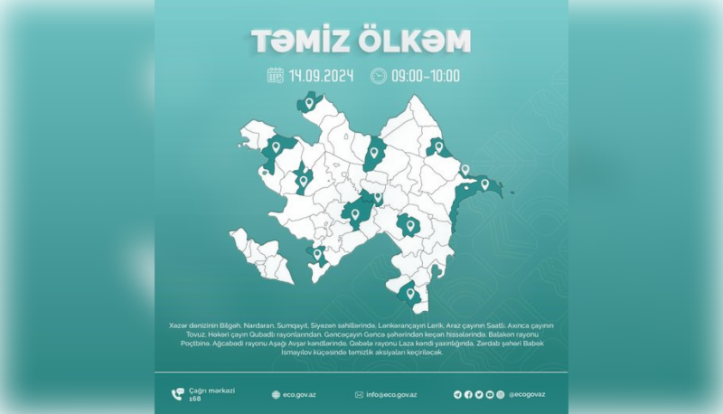 Lerikdə təmizlik aksiyası təşkil ediləcək