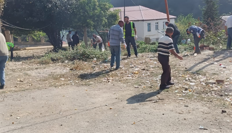 Yardımlıda iməcilik keçirilib
