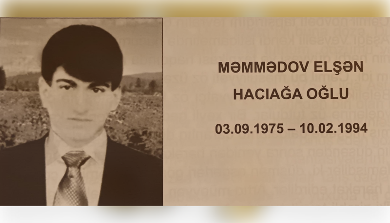 Qarabağ Müharibəsi şəhidi Elşən Məmmədovun doğum günüdür