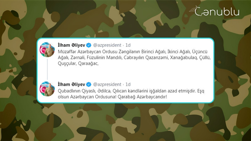 Vətən müharibəsinin xronikası: 28 oktyabr
