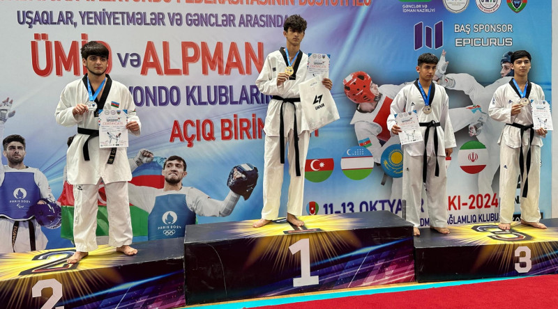 Lənkəranlı taekvondoçular Respublika birinciliyində uğur qazanıblar