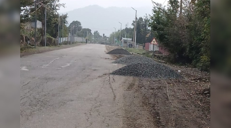 Masallıda yolların təmiri davam edir