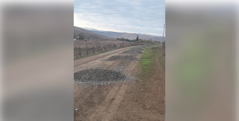 Cəlilabadda kənd yolları abadlaşdırılır