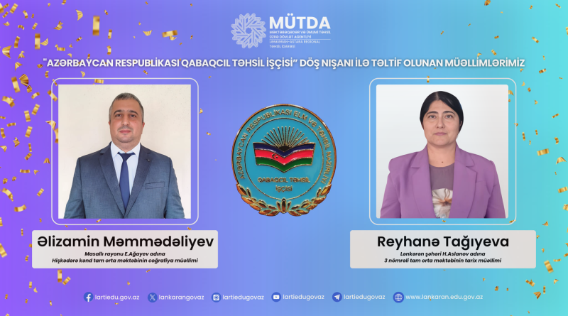 Cənublu müəllimlər təltif ediliblər