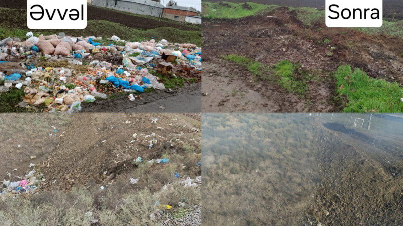 Cəlilabadda ətraf mühiti zibilləyən şəxslər inzibati məsuliyyətə cəlb ediliblər