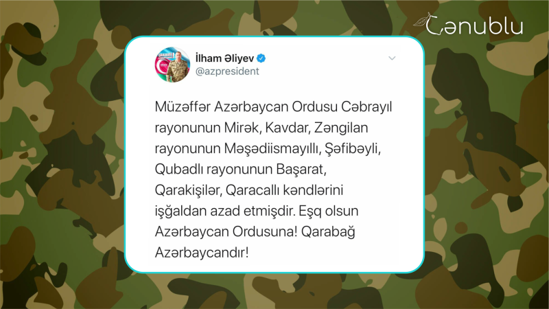 Vətən müharibəsinin xronikası: 4 noyabr