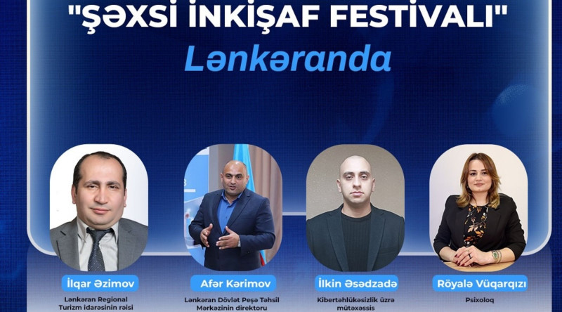 Lənkəranda “Şəxsi İnkişaf Festivalı” keçiriləcək